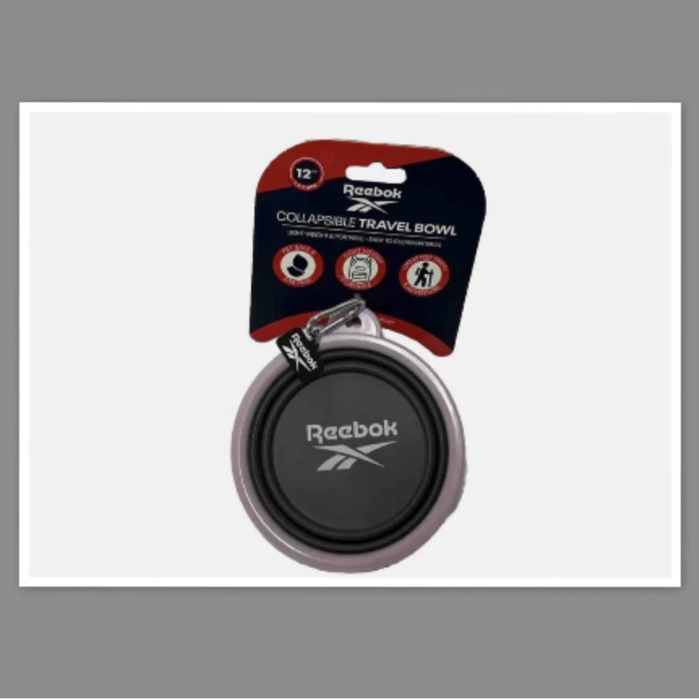 Reebok Collapsible Travel Pet Bowl For On the Go
